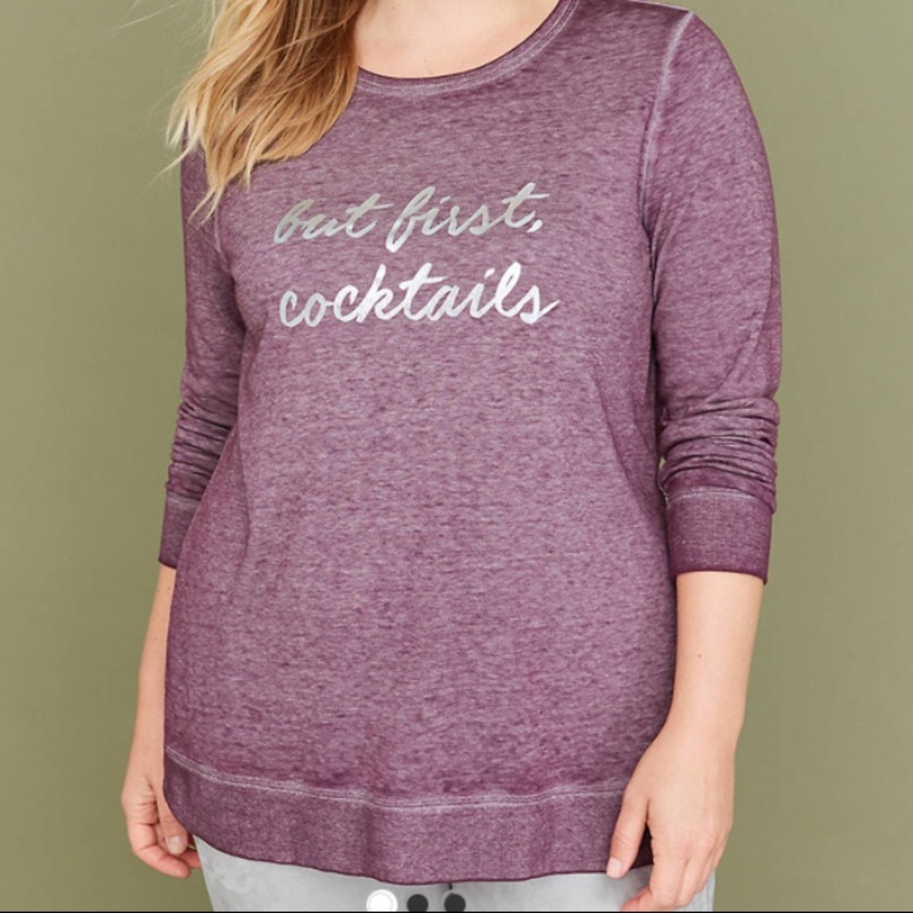 NWT Lane Bryant Graphic Sweatshirt